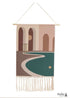 Macrame Wall Hanging Cotton Linen Tassel Tapestry